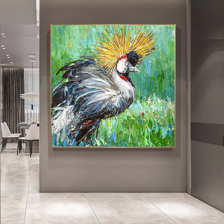CROWNED CRANE