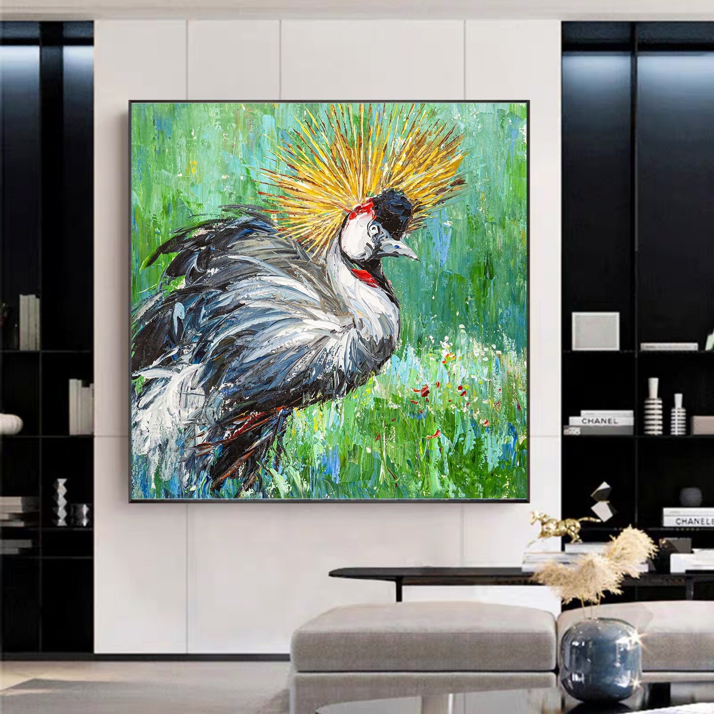 CROWNED CRANE