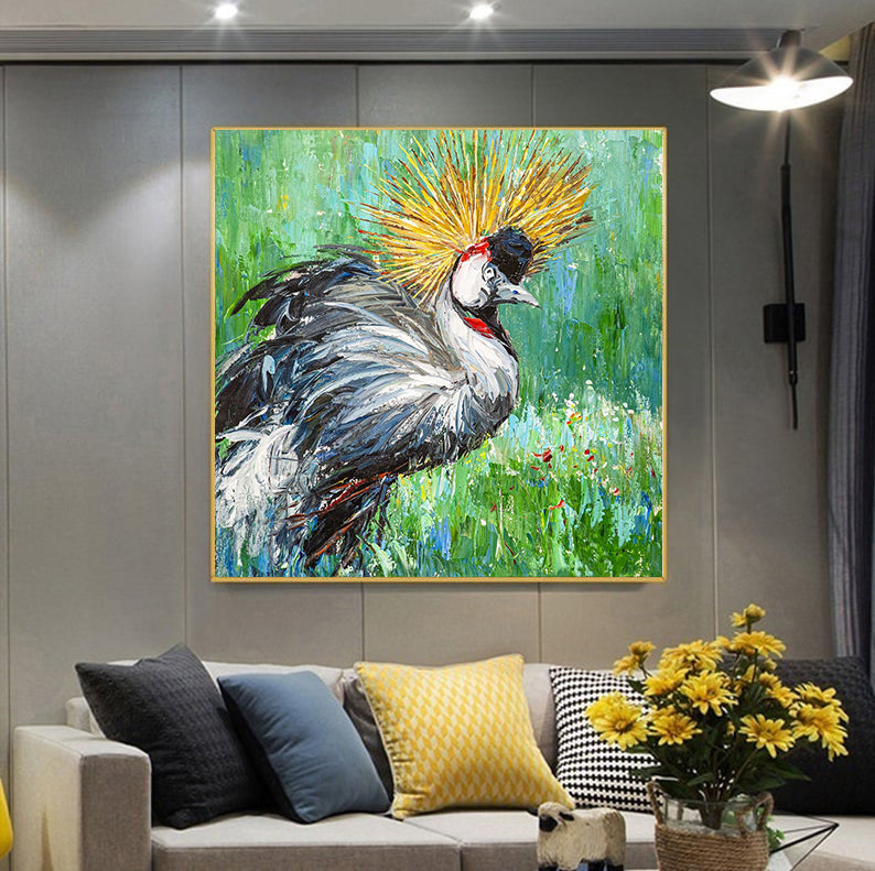 CROWNED CRANE