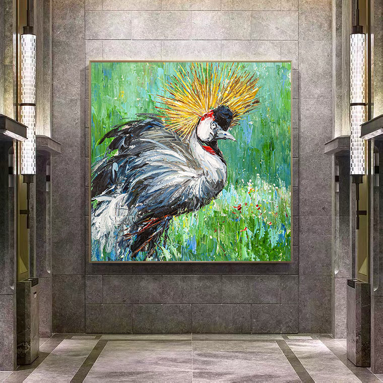 CROWNED CRANE