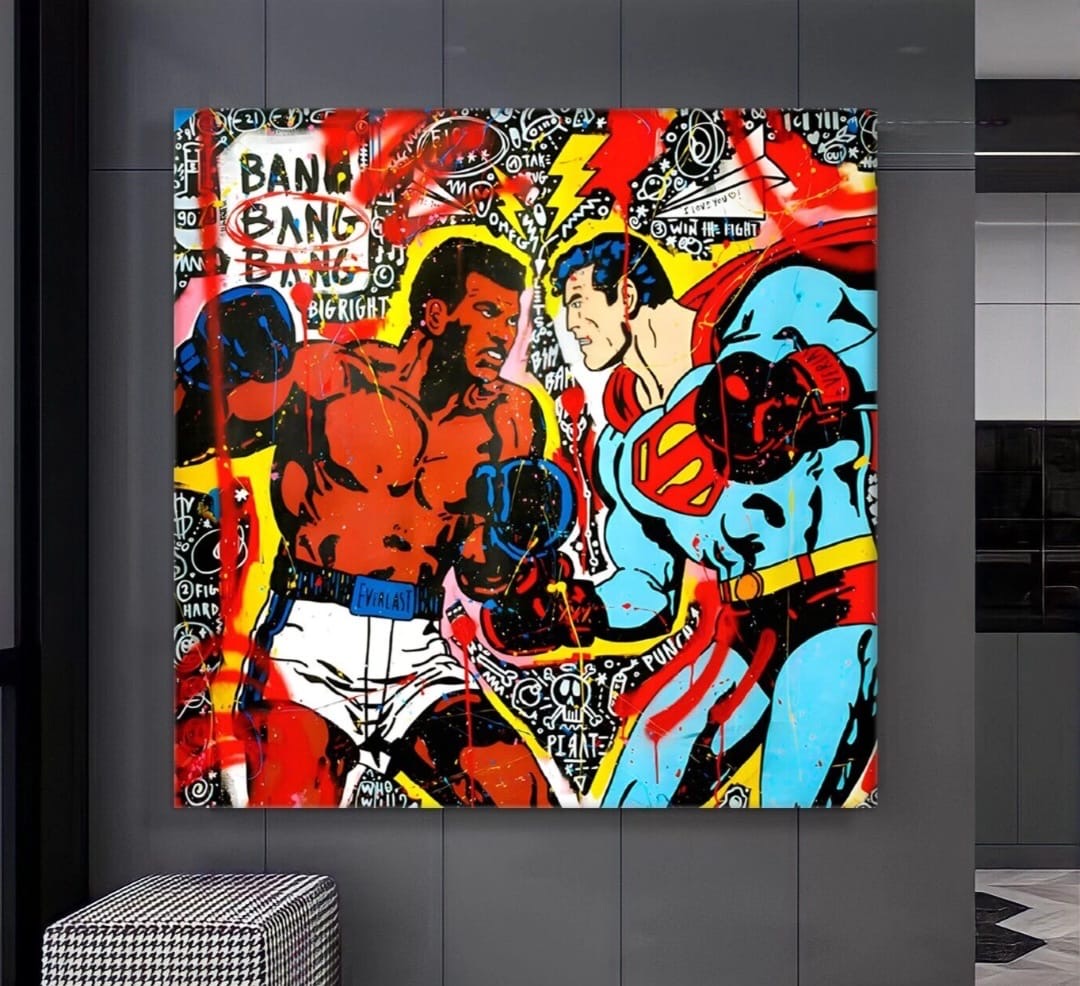 MUHAMMED ALI VS SUPERMAN