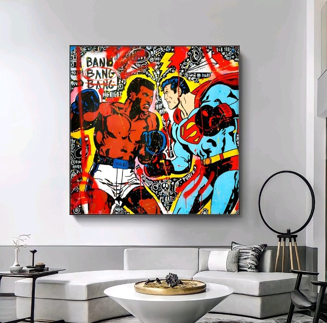 MUHAMMED ALI VS SUPERMAN