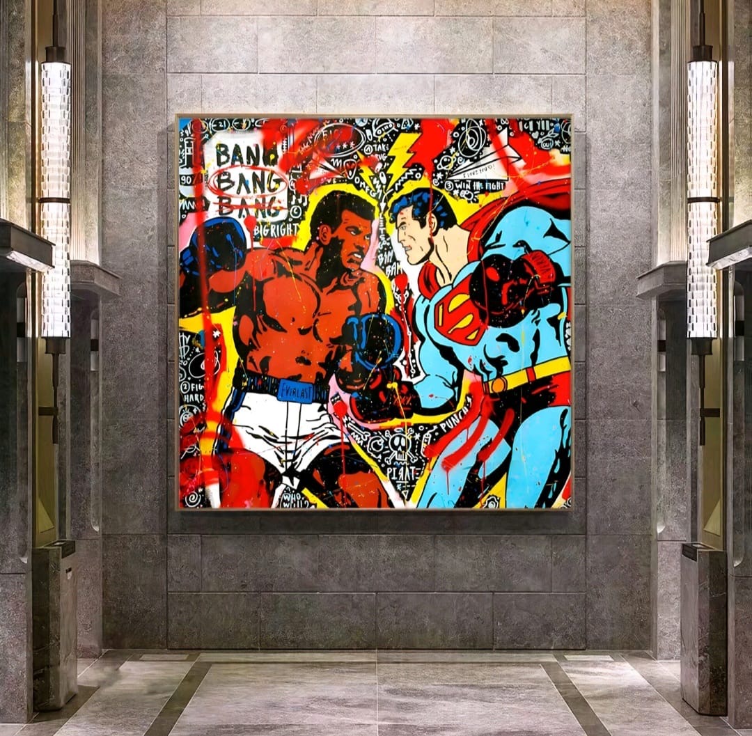 MUHAMMED ALI VS SUPERMAN