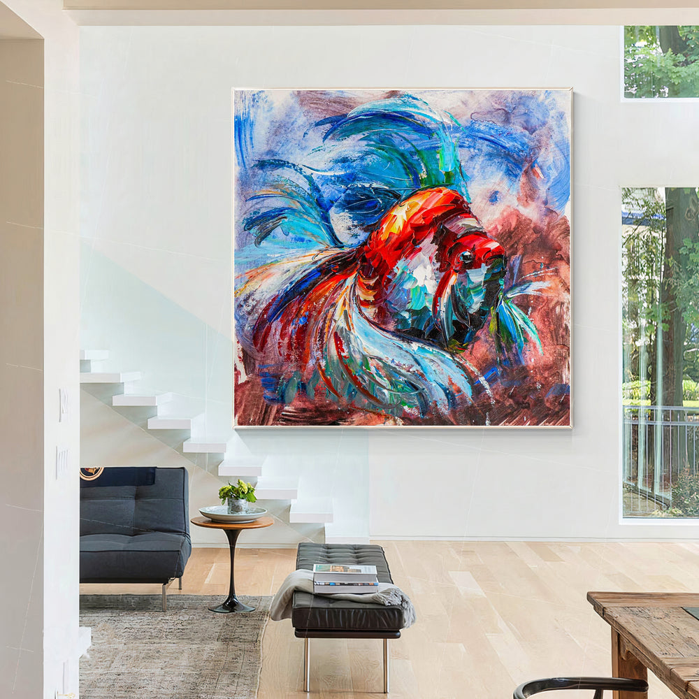 Handmade Wall Art: Elevate Your Space with Contemporary Oil Paintings!